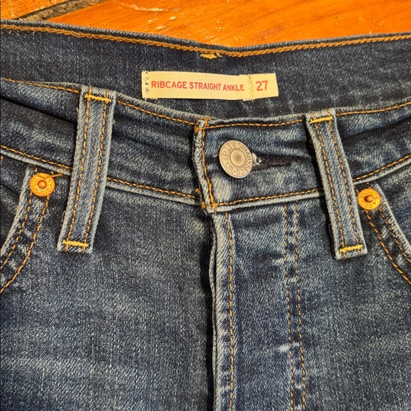 Levi’s Ribcage Straight Ankle Jeans 27 - Picture 5 of 13